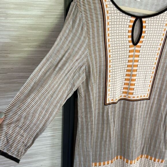 Max studio tunic top black orange M - Picture 3 of 4